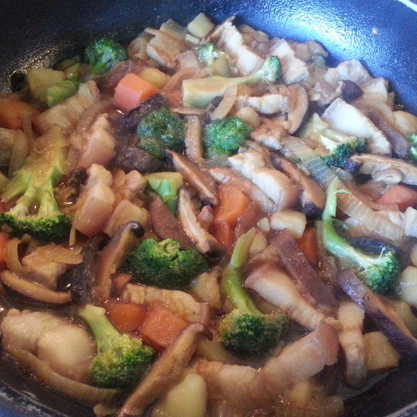 豬肉蔬菜雜煮 : 歐巴馬一起做