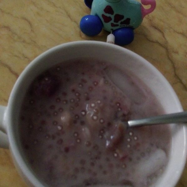 芋泥椰奶西米露：陳惠玲 一起做