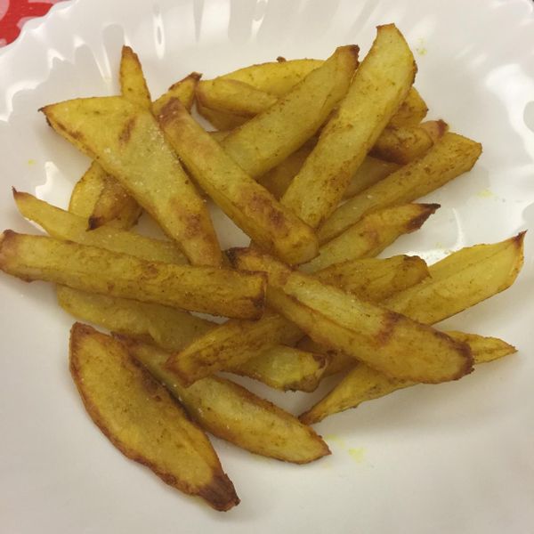 免油炸~~咖哩薯條!! : Betty Wang一起做