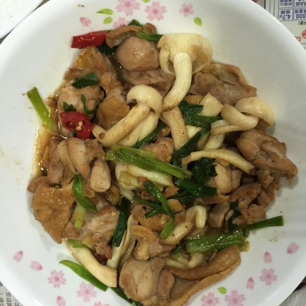 蔥爆雞丁 : 林水水一起做