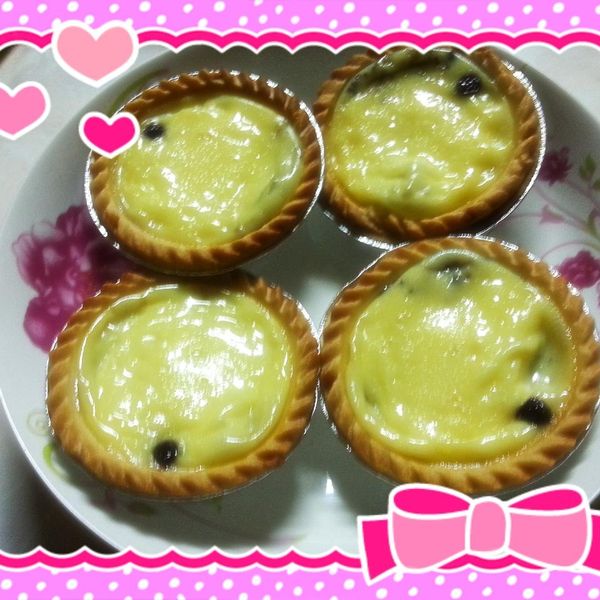 葡式蛋塔(市售塔皮) : 靜瑤一起做