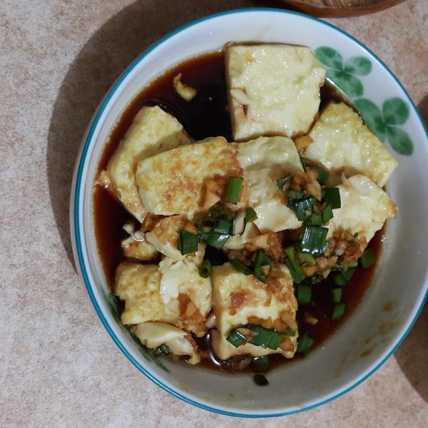 【香煎雞蛋豆腐】醬汁這樣調最好吃 : Yi Jiun一起做