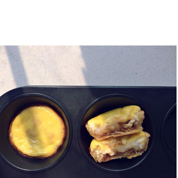 葡式黑糖麻糬蛋塔：比比魔法堂 一起做