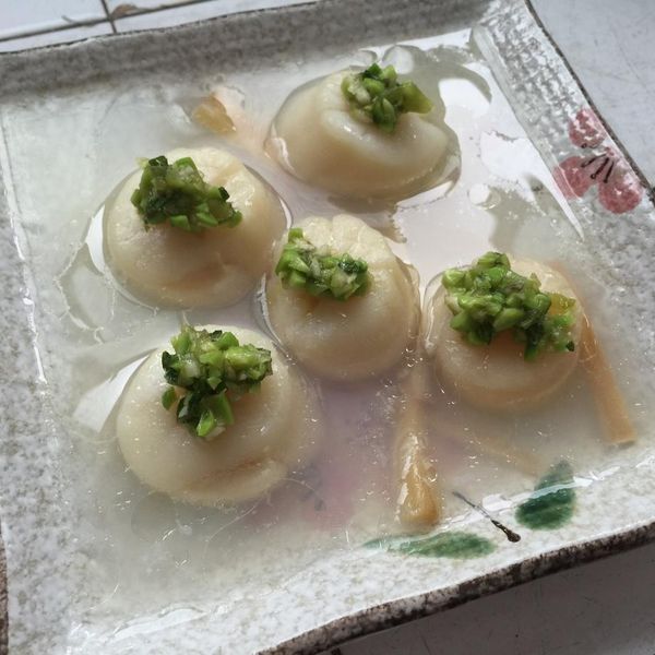 翠玉干貝：葉綠素 一起做