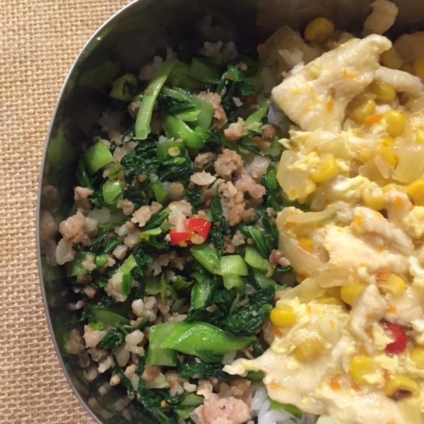 自製雪裡紅(清江菜) : 小基一起做