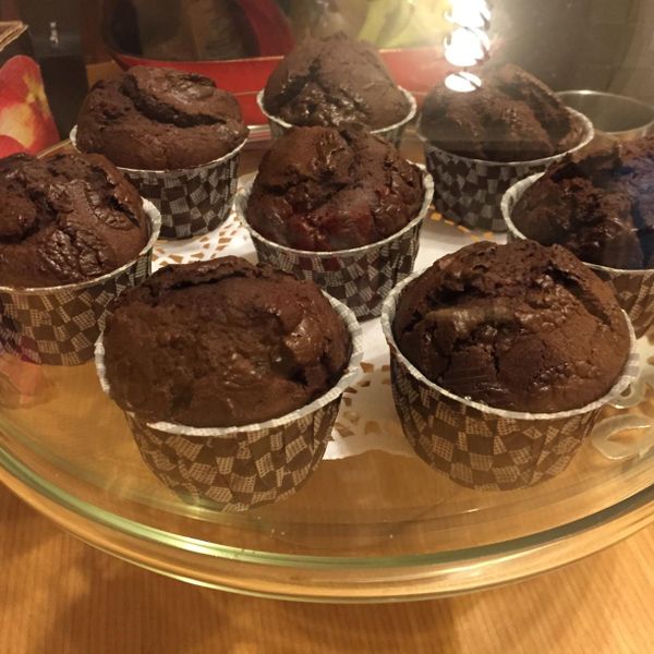 巧克力馬芬蛋糕：lily 一起做