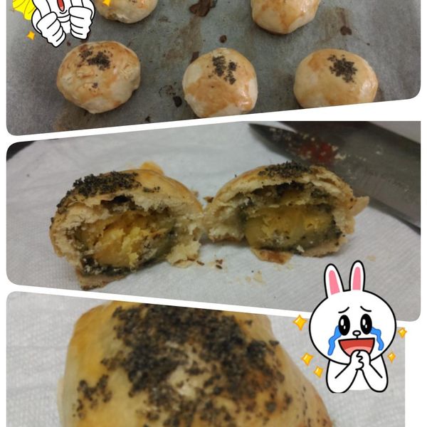 【寶寶版健康蛋黃酥】 : 許巧虎一起做