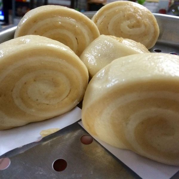 黑糖雙色饅頭：周杰包 一起做