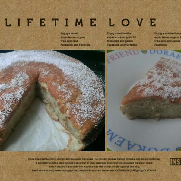 香蕉戚風蛋糕 : 黃麗菁一起做