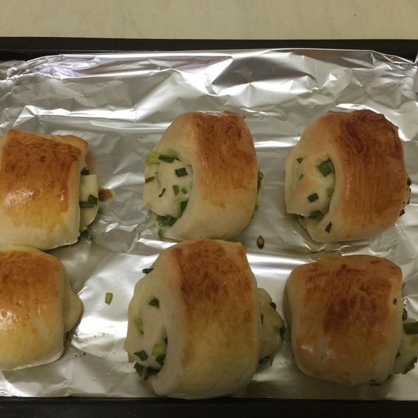 烤蔥餅~(國際牌2000T)：Kiki Kao 一起做