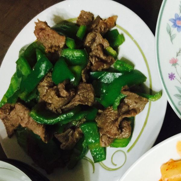 青椒牛肉 : JoceLyn一起做