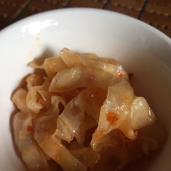 辣高麗菜乾泡菜 : Du Julia一起做