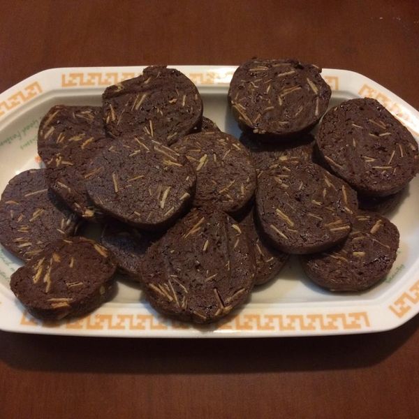 巧克力杏仁餅乾 : Chien Hui一起做