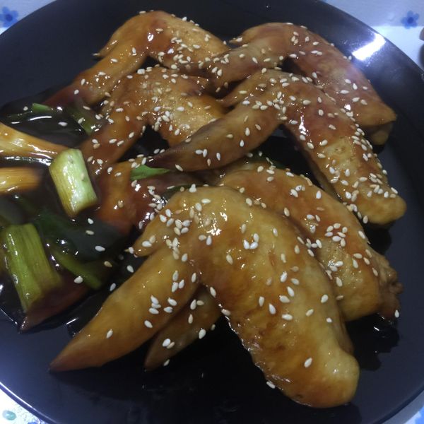 蜜汁雞翅：翁昭琴 一起做