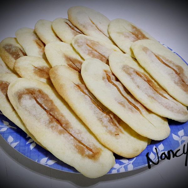 黑芝麻粉牛舌餅（原味、黑糖） : 麗媜一起做