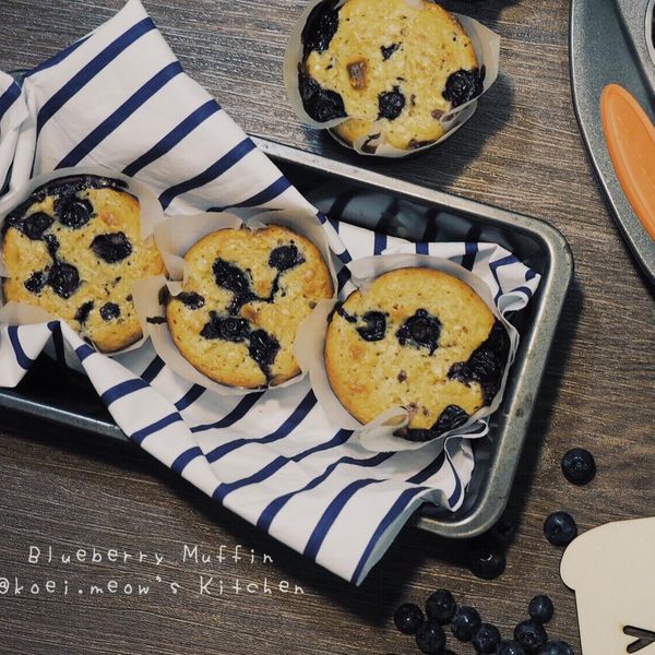早安藍莓燕麥優格瑪芬:酷兒 一起做