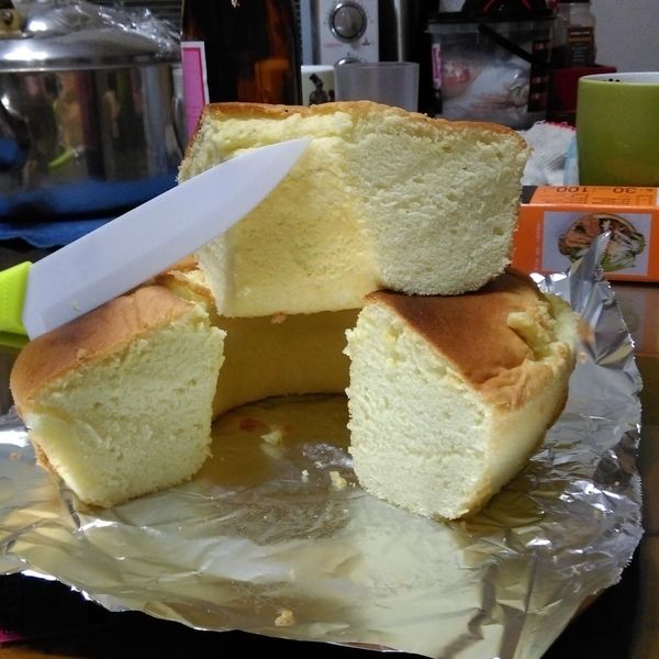 香草海綿蛋糕 : 小貞一起做