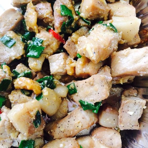 【蔥爆里肌肉】備料簡單。料理快速：✨睿寶媽咪✨ 一起做