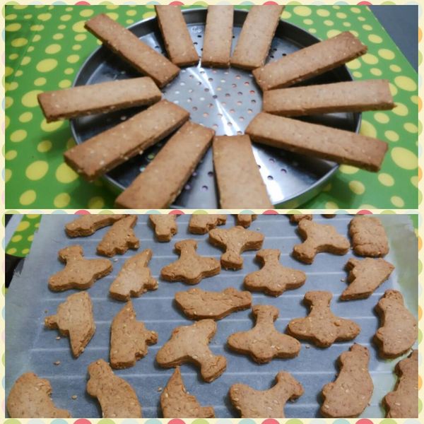 芝麻胚芽餅乾(方塊酥)：李佩芳 一起做