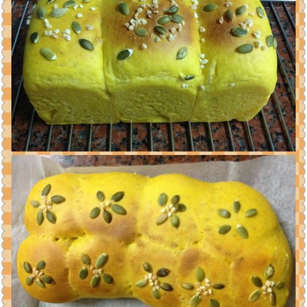 ㄚ曼達的廚房~南瓜麵包：Momo Lin 一起做