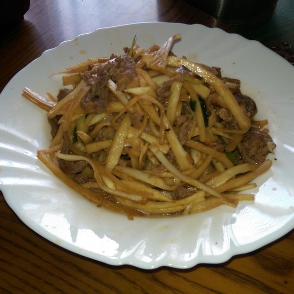 茭白筍炒肉絲 《茭白筍5》 : LI Chi Jye一起做