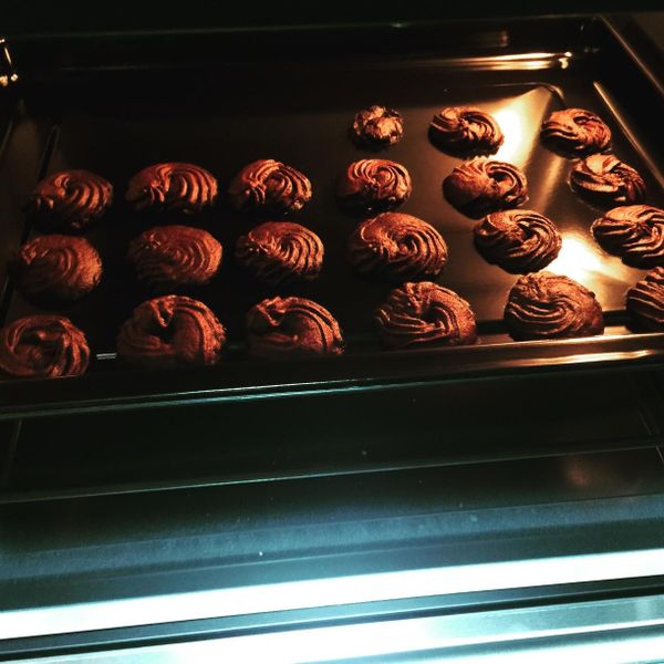 鬆化口感！巧克力曲奇餅【烘焙展食譜募集】 : 陳瀅如一起做