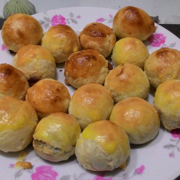 蛋黃酥 : Candace Lai一起做