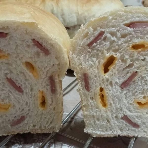 起士火腿吐司Panasonic製麵包機：李秀嫈 一起做