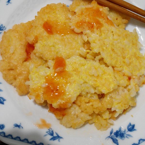 米飯蛋餅：泡泡 一起做