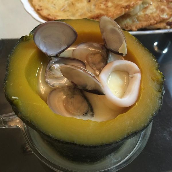 南瓜海鮮蒸蛋_電鍋料理 [18食堂]：林思含 一起做