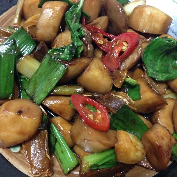 三杯杏鮑菇 : Ivy Chiang一起做