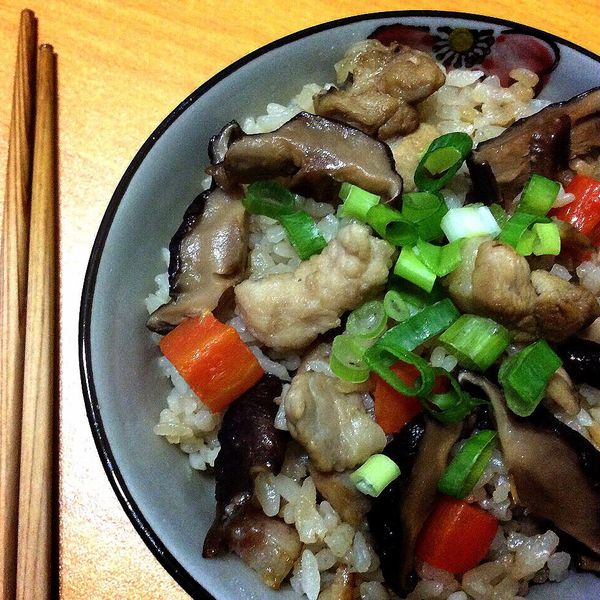 香菇鹹豬肉炊飯(電鍋版) : 阿松小廚一起做