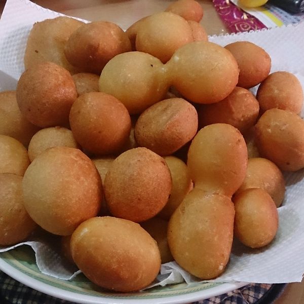 【自製】夜市香Q地瓜球-做法簡單 : 有會做菜的媽媽就有不會做菜的女兒一起做