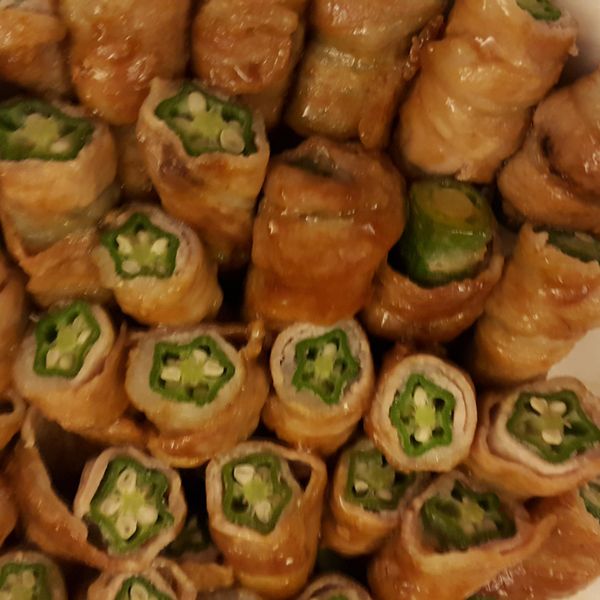 秋葵肉捲 : 何懿珊一起做