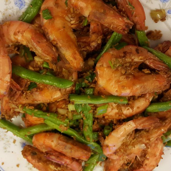 避風塘炒蝦 : 何懿珊一起做