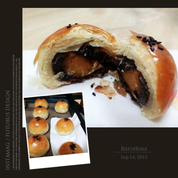 紅豆沙蛋黃酥(國際牌2000T) : 蔡寶貞一起做