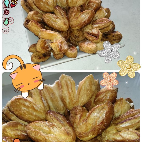 ♡宛の烘培好”食“光 ✿ 千層蝴蝶酥餅乾 : Jean Jean Dai一起做