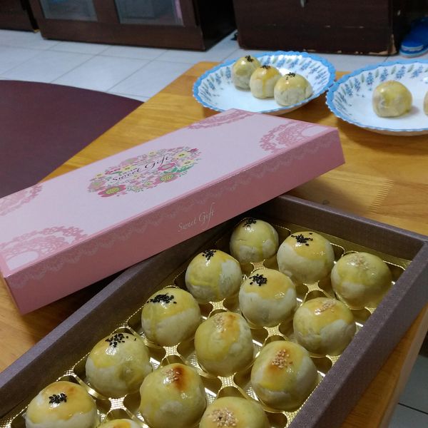 蛋黃酥(料理烘烤機)30個：嵐嵐 一起做