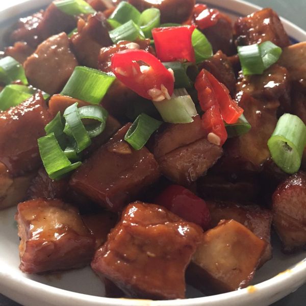 超簡易入味蜜汁豆干 : 鄭小葵🌻不專業隨便煮一起做