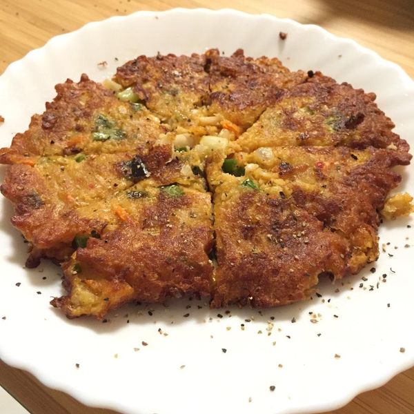 韓式泡菜煎餅 : Ting Ren Wang一起做