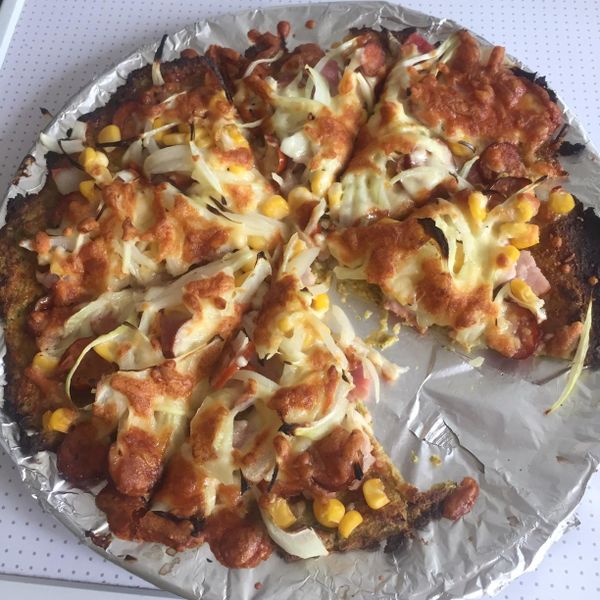 青花椰菜PIZZA：Momo Lin 一起做