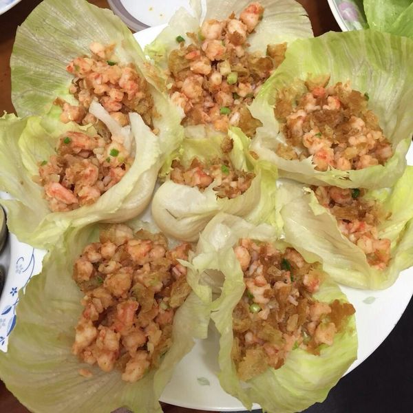 生菜蝦鬆：Nigi 一起做