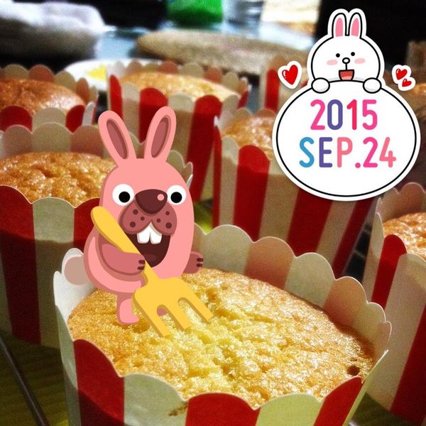 蜂蜜杯子蛋糕：黃如薇 一起做