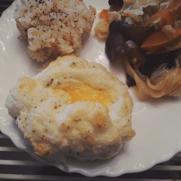 週末早午餐～蓬蓬太陽蛋：Cindy  Tsai 一起做