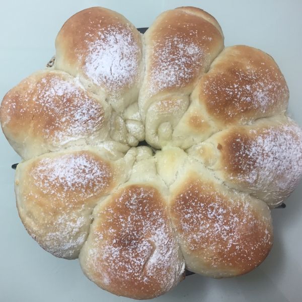 超柔軟手撕6吋優格起司捲(麵包機麵團)：吳茹茹 一起做