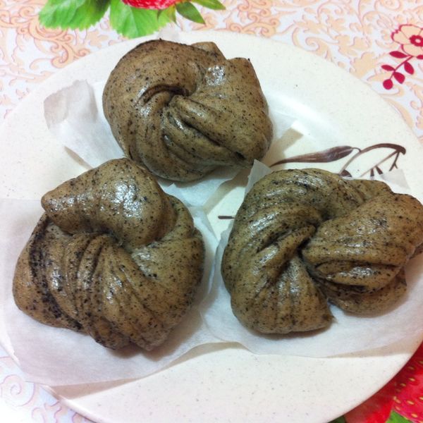 黑芝麻花捲饅頭:Jennifer Hui 一起做