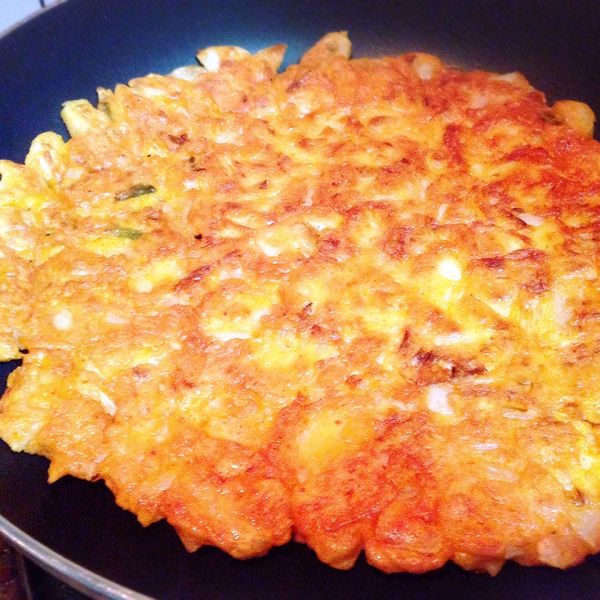 韓式泡菜煎餅 : Jing Wei Chen一起做