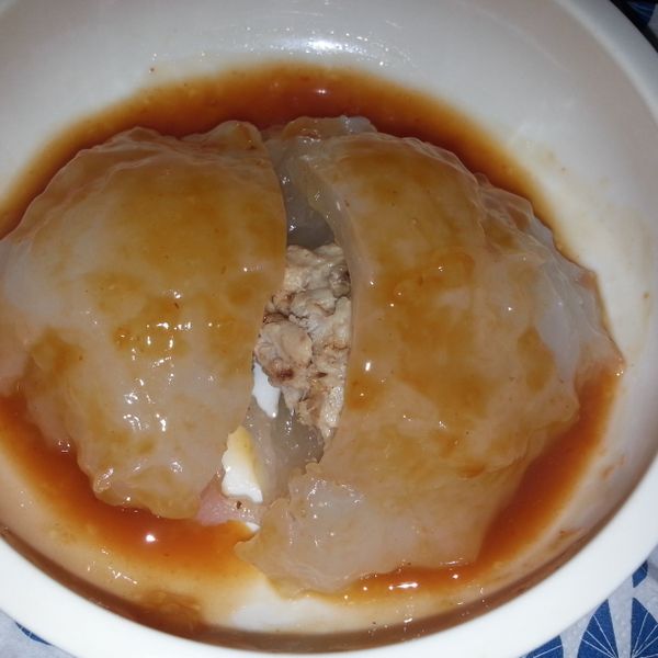 清蒸肉圓：黃毓欣 一起做