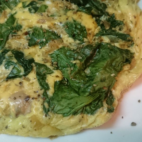 10分鐘搞定低卡美味蘑菇菠菜烘蛋：Katy Leo 一起做