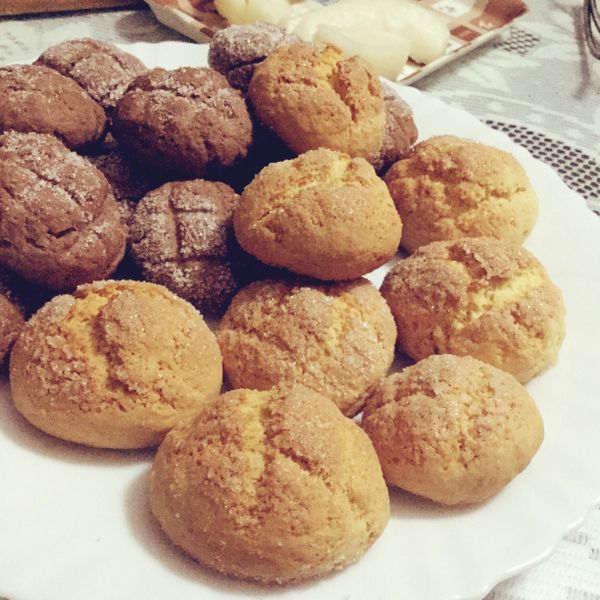 用鬆餅粉烤"迷你波蘿麵包餅乾"!! : Zoe Chen一起做